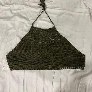 Streetwear society crochet crop top